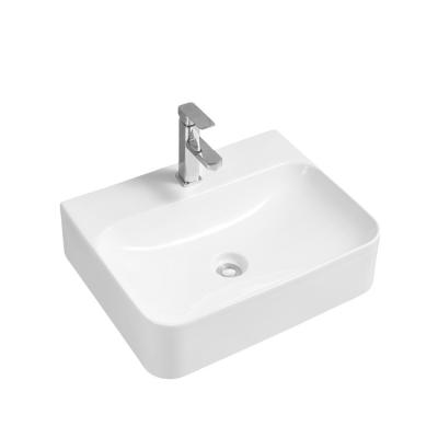 China Modern Stylish Ceramic Art JM7883-60 Outdoor Commercial Wash Basin Bathroom Sink for sale