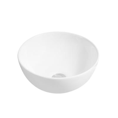 China JM7866 330*330*125 Modern Mini Luxury Bathroom Art Basin Round Ceramic Shampoo Basin for sale