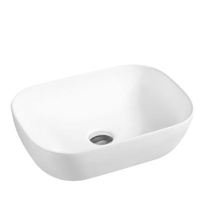 China Modern Slim Side Types Bathroom JM7840 460*330*130 Art Ceramic Basin Sink for sale