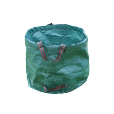 China 272L 500L Lawn Plastic Sheet Bags 16 32 72 132 Gallon Container PP Reusable Clean PE Garden Waste Gardening Waste Bag for sale