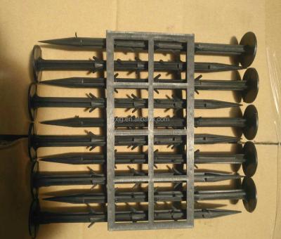 China Plastic PP And Plastic Iron Garden Nails For Repair Plant Cover for sale