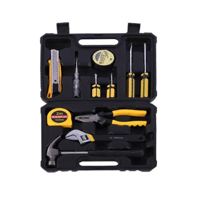 China Multifunctional manual garden hardware tool kit electrician set household repair lithium drill household tool box for sale