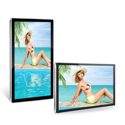 China Indoor Weier 32 43 49 Inch Machine Digital Signage Android LCD Wall Mounted Advertising Display for sale