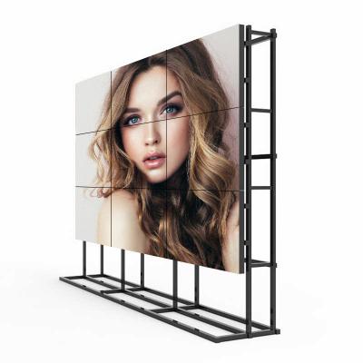 China Indoor 3x3 weier advertising 46 49 55 inch led wall panels lcd video video wall screen for exhibition for sale