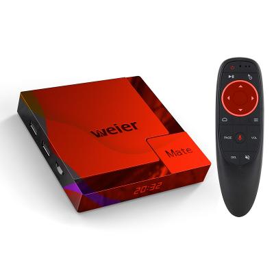 China 30fps or lower weier x96q Allwinner H313 tv box android 10 tv box 4 gigabyte ram 4k resolution smart tv box for sale