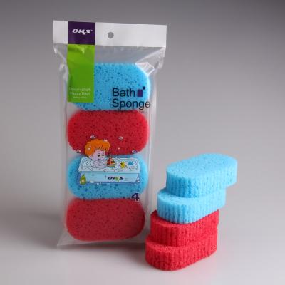 China Sustainable Natural Soft Bath Series Soft Bath Sponge Kids Bath Sponge OKS-3027 Eco Friendly oks Sponge for sale