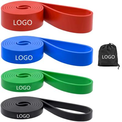 China 100% Natural Latex Available Multiple Colors Custom Latex Resistance Exercise Resistance Bands for sale