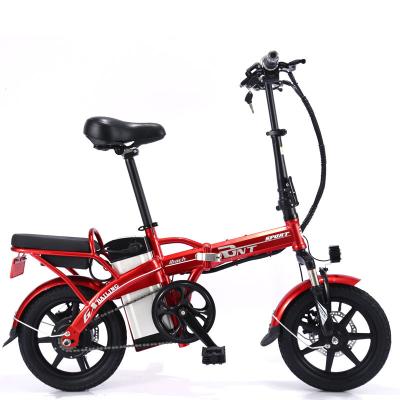 China Latest High Quality Folding Electric Bicycle Motor Aluminum Alloy 2022 Mountain Transport Lithium Battery Ultralight Bile for sale