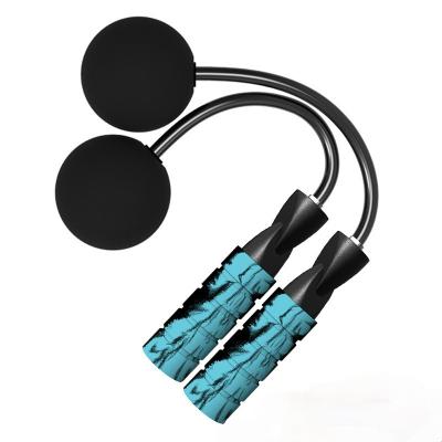 China Factory Wholesale Price EVA Foam Grip Weighted PVC Jump Rope For Fitness, Tangle Free Fast Speed ​​Jump Rope Wireless Workout for sale