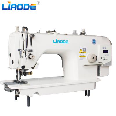 China Garment Shops Industrial Single Needle Sewing Machine With Cutting Blade for sale