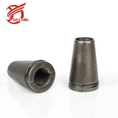 China 2 part and 3 part mm 5 mm 6mm 7 mm 8 mm prestressing barrel and wedge bushing grips prestressed wedge for sale