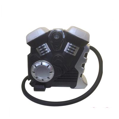 China Metal+Plastic Mini Portable DC 12v Car Air Compressor Car Air Compressor Tire Inflator Compressor for sale