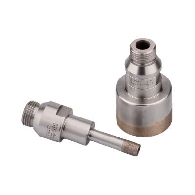 China Masonry drilling one-piece diameter 5mm~50mm, sintered diamond core drill bits, Belgium thread casting-YG 1/2