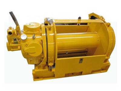 China JQHS-40×55 Air Driven Winch Powered By Hand Brake / Auto Brake / Foot Brake for sale