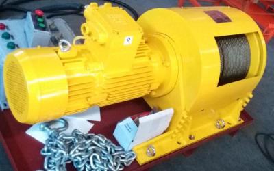 China DJFY Series Electric Explosion Proof Winch Remote Controlled 390ft for sale