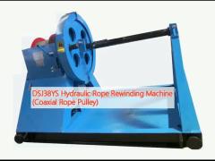 DSJ38YS Hydraulic Rope Rewinding Machine (Coaxial Rope Pulley)