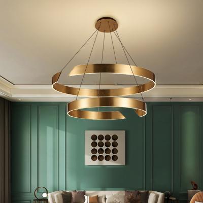 China Modern Excellence Quality Delicate Luxury Bedroom Hotel Ring Chandelier Indoor Lighting for sale