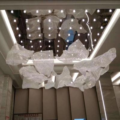 China Hotel Modern Modern Crystal Glass Chandelier Pendant Light Interior Design Corridor Lobby for sale