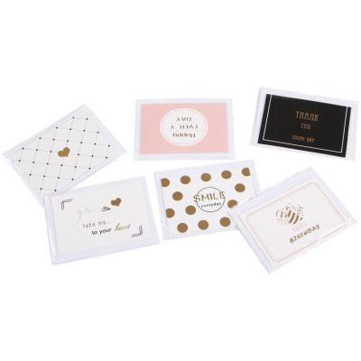 China 210g Wholesale Fashion Simple Cardboard Greeting Card Birthday Custom Business Card Paper for sale