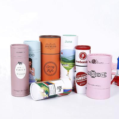 China Other Factory Sale Canned Cosmetics Make Up Products Paper Tube Can With Lid for sale