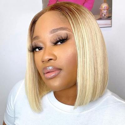 China Wholesale 613 Body Wave LTHAIR Blonde Bob Human Hair Wigs Short 613 Full Lace Wigs With Baby Hair Peruvian Cheap 613 Lace Front Wigs for sale