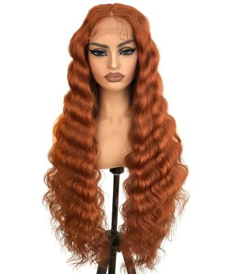 China Wholesale Body Wave Colored Hair Wigs Hd Lace Front Wig Ginger Orange Red Chocolate Wigs Lace Front Human Hair For Black Women for sale