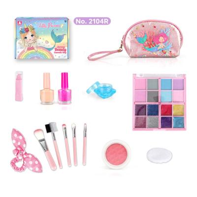 China Professional Manufacturer Cosmetic Kids Finger Glass Bottle Nail Polish Child Makeup Set for sale