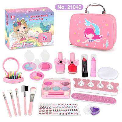 China Good Quality Glass Bottle Kids Real Beauty Cosmetics Customized Brush Kids Kids Makeup Set for sale