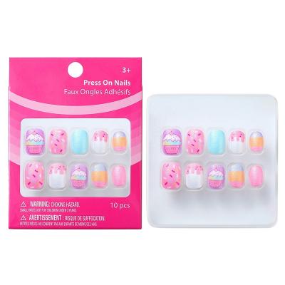 China High Quality Design Fake Nails Color Nail Art Decoration Nail Accessories Kids Art for sale