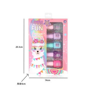 China Glass Bottle Competitive Price Sets Cosmetics Girls Kids Makeup Brush Kid Nail Polish Set for sale