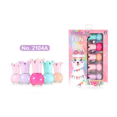 China Best Selling Kids Kit Kid Nail Polish Glass Bottle Hot-Product Girl Makeup Set for sale