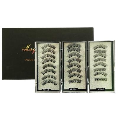 China New Arrival Waterproof Lash Box Magnetic Eyeliner Easy Use Magnetic Eyeline Eyelashes Without Eyeliner for sale