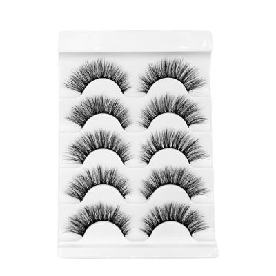 China Wholesale 3D Mink Faux Lashes Mink Eyelashes Sensitive Wholesale 3D Private Label Handmade Custom Made 25mm Clear OEM for sale