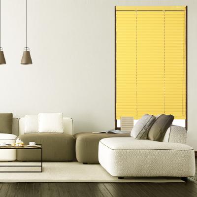 China Durable /UV Protection/Eco-Friendly Bright Venetian Blinds/Free Easy Clean Anti-moisture PVC Window Aluminum Color For Kitchen And Bathroom for sale