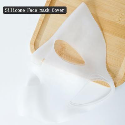 China Reusable Silicone Face Wrap Silicone Face Moisturizer Face Mask Cover Silicone Reusable Face Mask Skin Cover For Sheet Prev GSL061 for sale