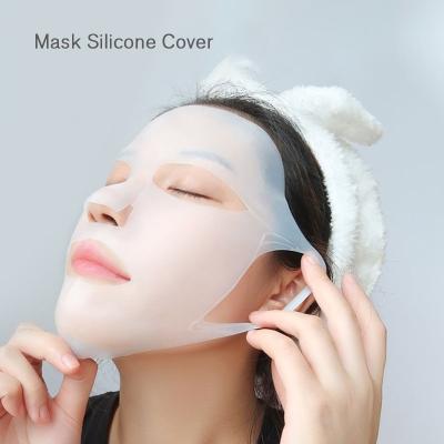 China Reusable silicone face mask moisturizer face mask factory silicone face mask cover skin face mask silicone for sheet GSL061 for sale