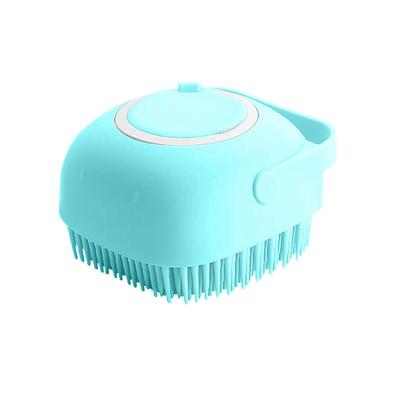 China OEM Silicone Body Brush Shower Clean Scrubber With Shower Gel Dispenser Function Scrubber Exfoliating Soft Bath Massage Loofah Brush for sale