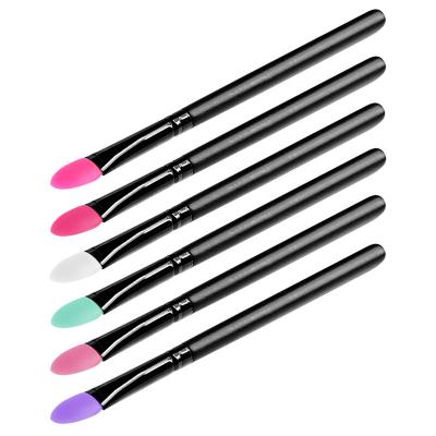 China Hot Selling Professional Kit Mask Moisturizers Applicator Makeup Eyeshadow Brush Silicone Makeup Brush Factory GSL055 for sale