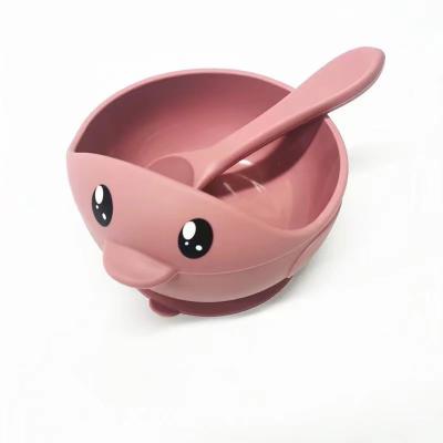 China Cartoon Silicone Bowl Baby Silicone Bowl for Baby Silicone Bowl Feeding Silicone Feeder Bowl Silicone Slow Suction Bowl for sale