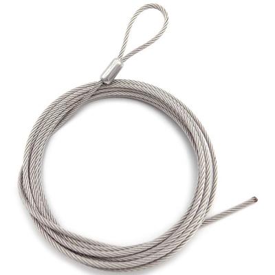 China Construction C-PIN 3.2mm Galvanized Wire Rope Aluminum Steel Clamp Steel Wire Sleeve Crimp Cable Assembly Cable Terminal Wire Rope for sale