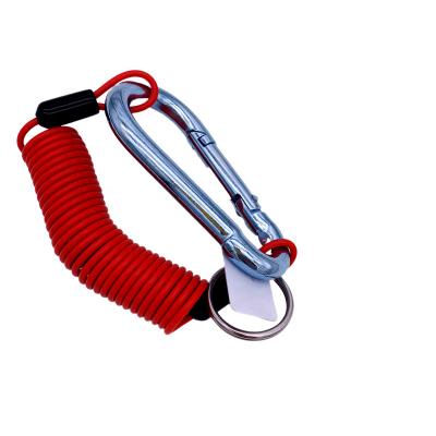 China Wholesale High Quality Cheap Tool Safety Custom Other Coated Lanyards Cable Crown Safety Loose Grip Retract Tool Lanyard for sale