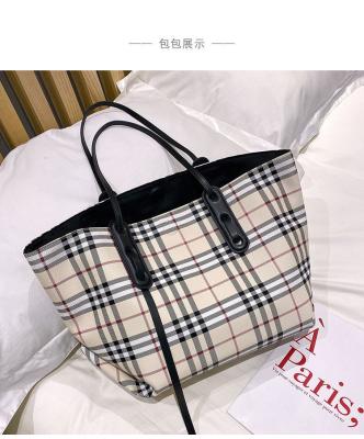 China 2022 female Korean version canvas new large-capacity all-match tote bag shoulder armpit handbag for sale