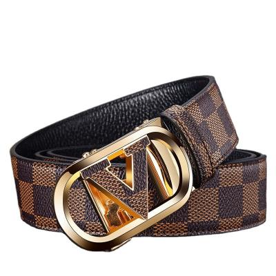 China Cowhide Actually Dominate Paul Genuine Cowhide Belt Buckle High-End Automatic Fashion Belt All-match First Layer Fashionable Men's Belt for sale