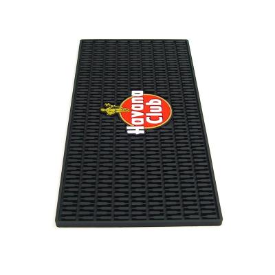 China Sustainable Supply PVC Drip Glue Table Top Bar Accessories Soft Rubber Bar Mat for sale