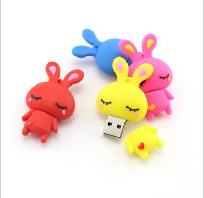 China Odorless Customizable PVC U Disk Portable Odorless Flash Drives Eco-friendly Durable U Disk for sale