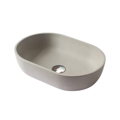 China Sustainable Concrete Bathroom Toilet Lavatory Sink for sale