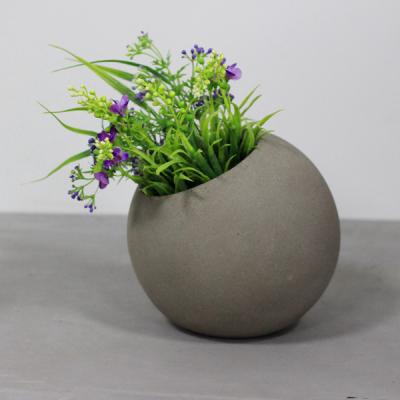 China Europe Ball Garden Concrete Levitating Pots For Sale Planting Pots Cheap Plant Pot for sale