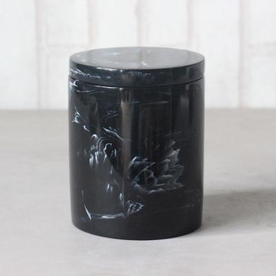 China art & Unique Collectable Black Candle Jars To Make Free Of Smoke Mini Soy Wax Candle for sale