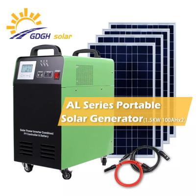 China Home Portable Solar Generating Circuit Off Grid Solar Power Energy Panel 1000 Watt KW All In One Solar System for sale