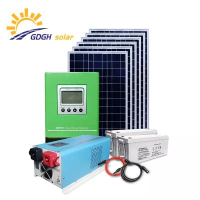 China Home High Efficiency Off Grid 3kw 5kw Solar System 5000w Home Power Kit 5kw 2kw 5kva Solar Power System for sale